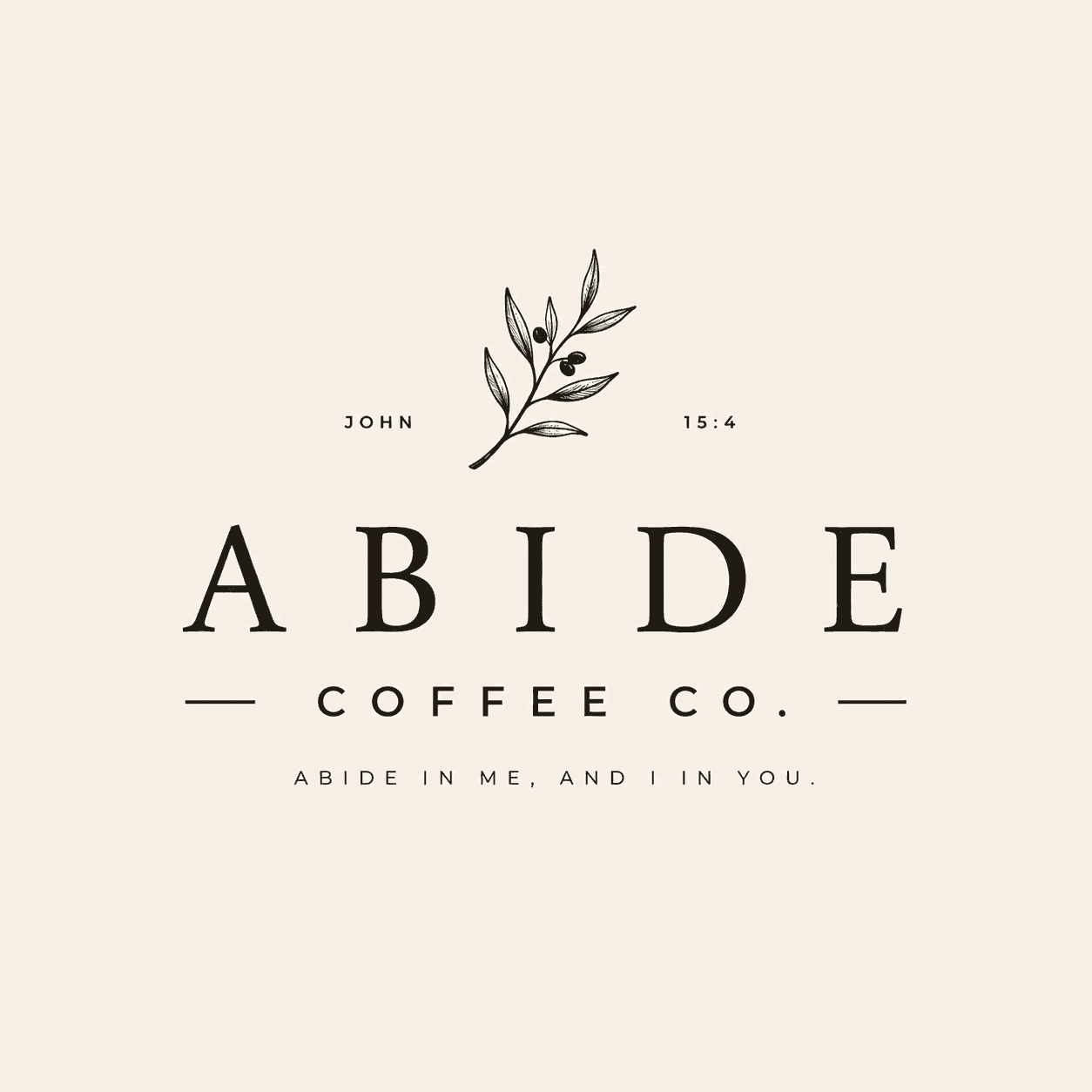 Abide Coffee Co. logo.